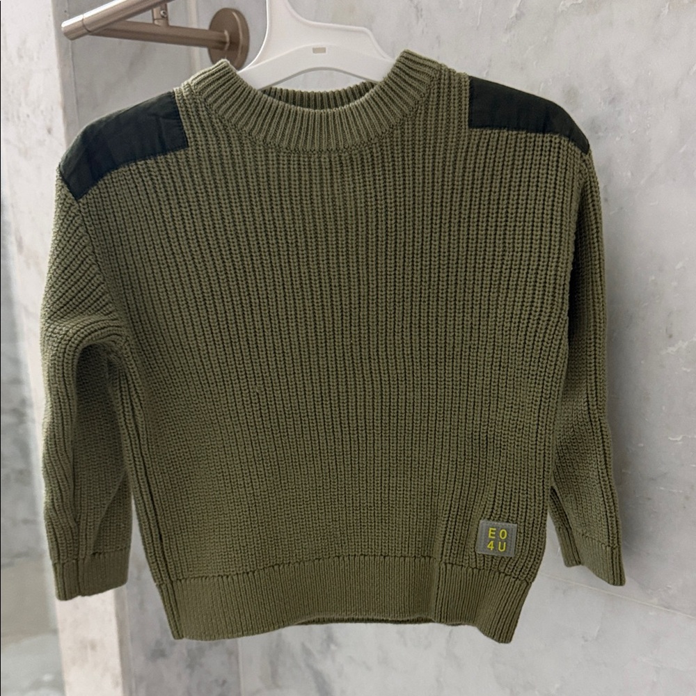 Zara Olive Knit Sweater